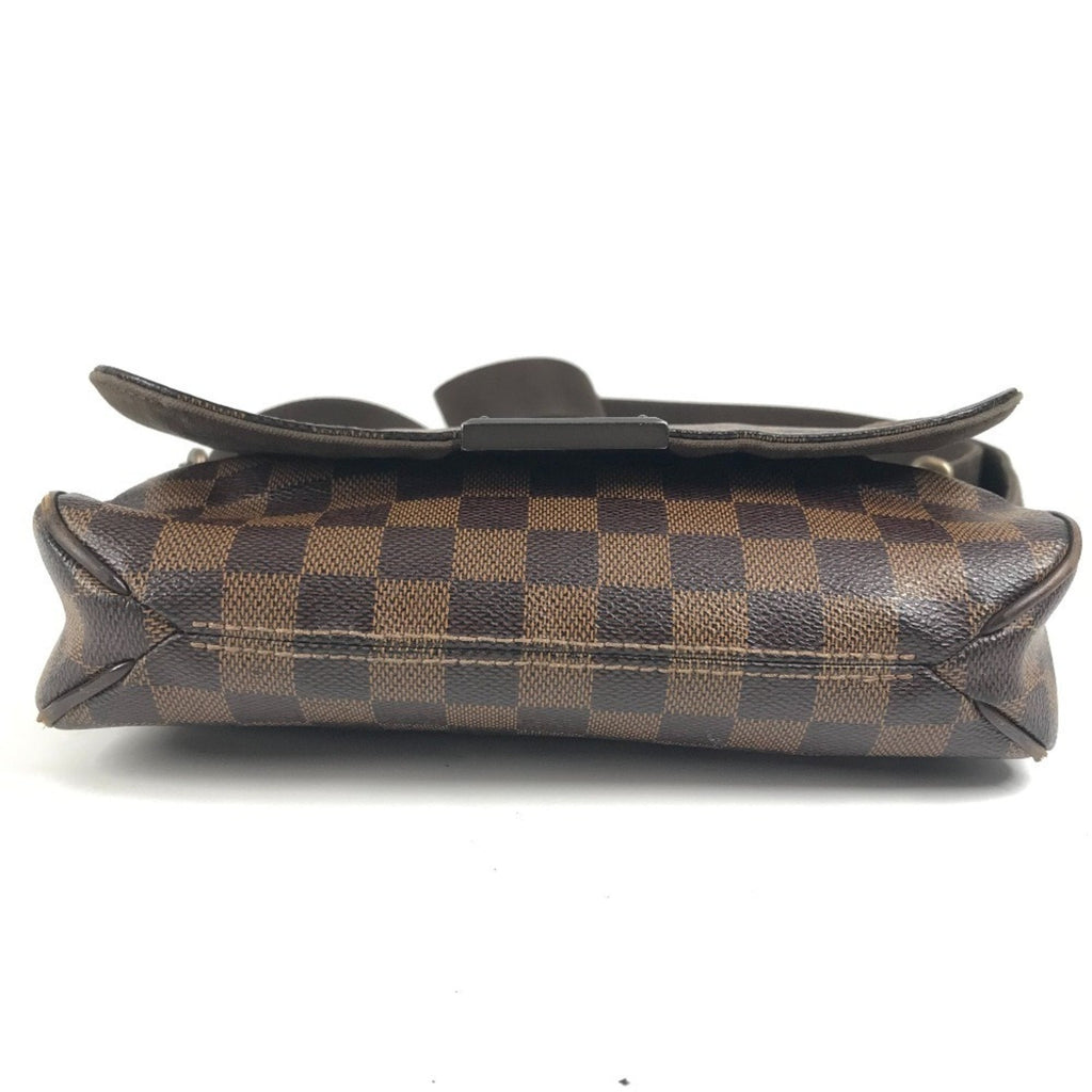 Louis Vuitton Brown Damier Canvas Ebene Damier Canvas Shoulder Bag (Pre-Owned)