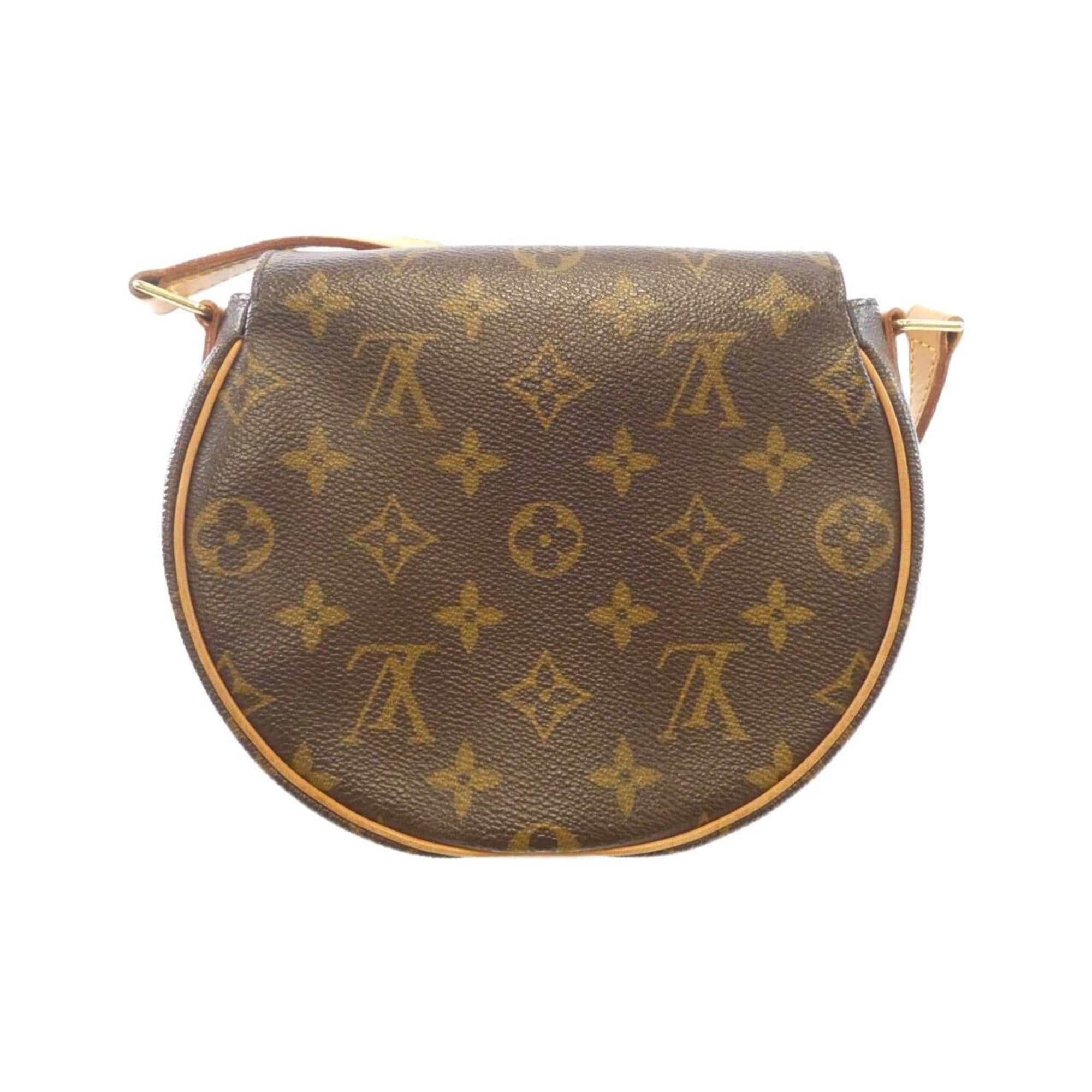 Louis Vuitton Marron Coated Canvas Shoulder Bag (Pre-Owned)