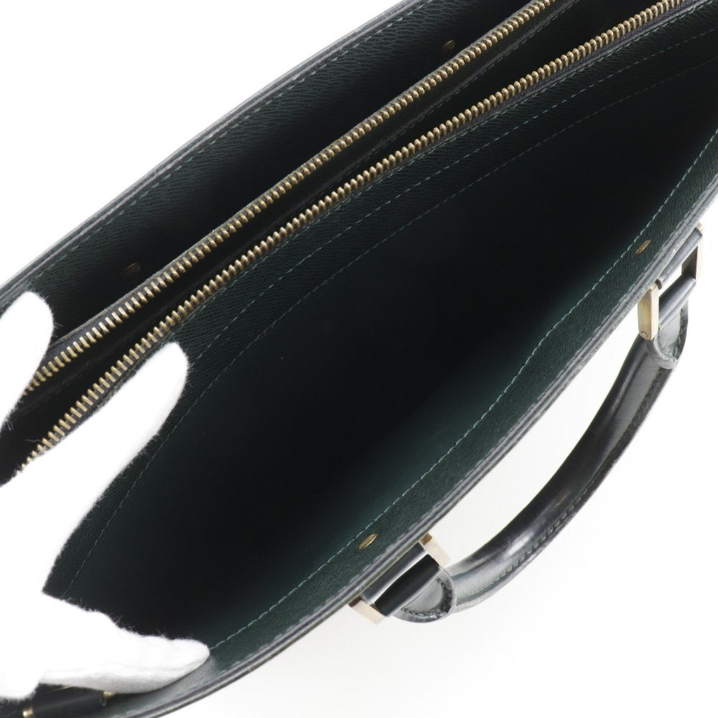 Louis Vuitton Episea Green Taiga Leather Briefcase (Pre-Owned)