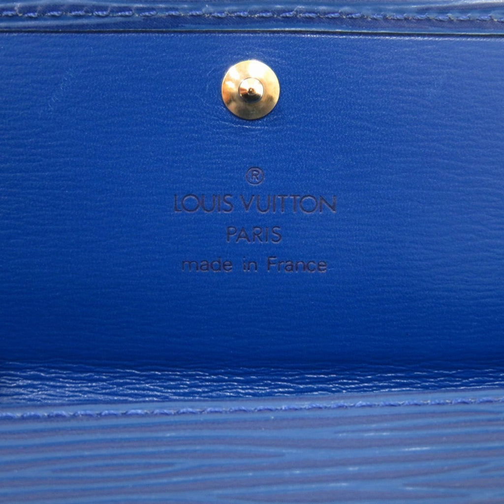 Louis Vuitton Blue Epi Leather Coin Purse/Coin Case (Pre-Owned)