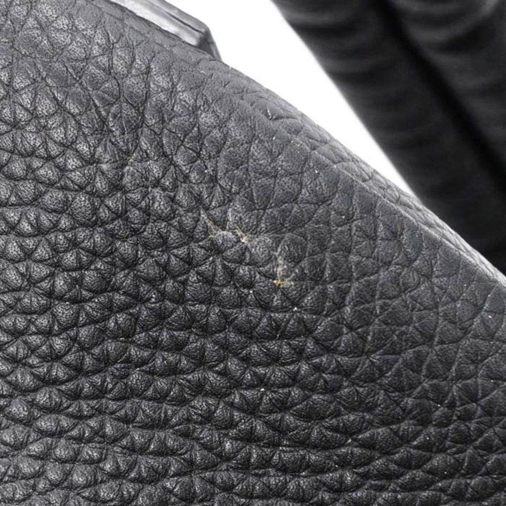 Louis Vuitton Black Leather Backpack (Pre-Owned)