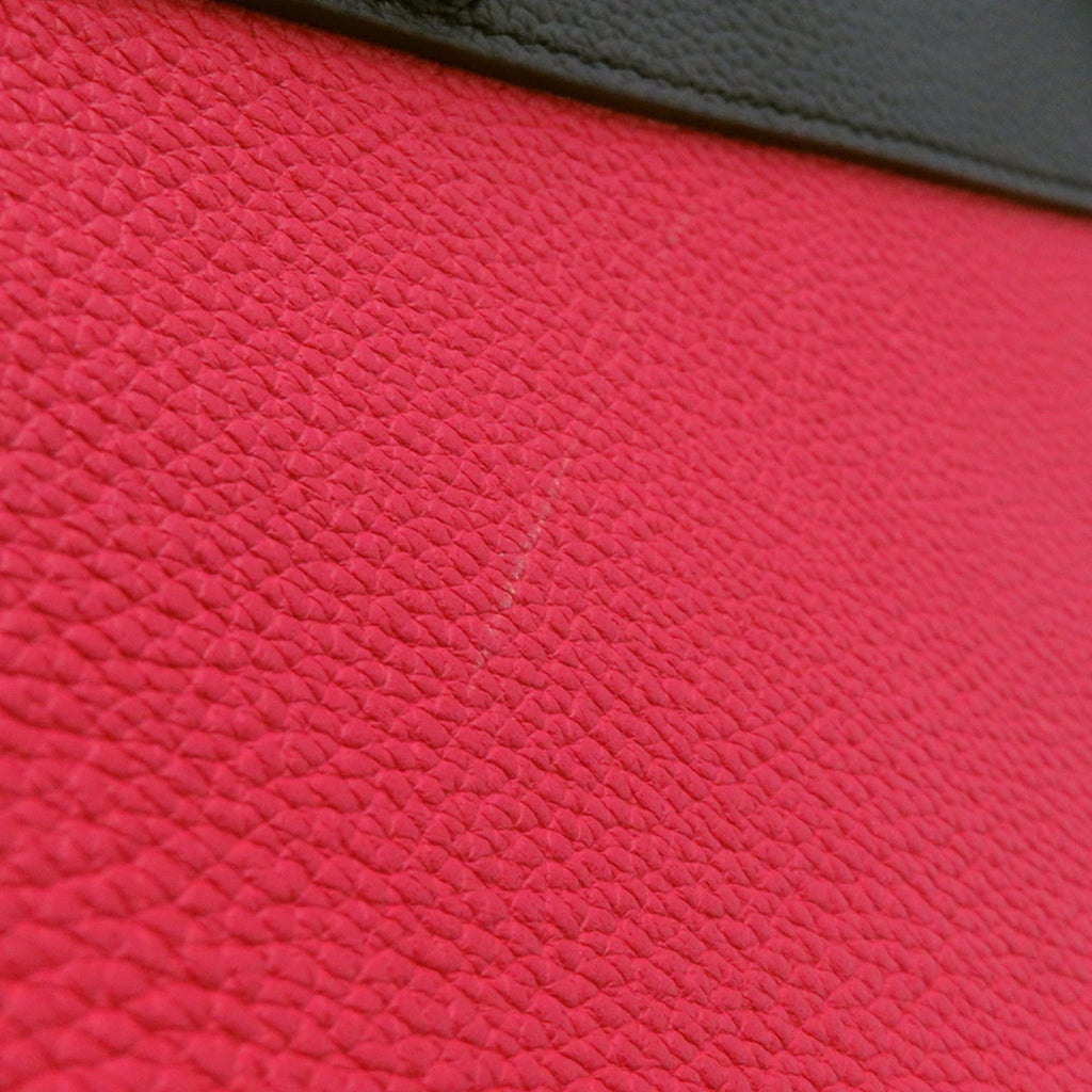 Louis Vuitton Noir Rouge Leather Handbag Shoulder Bag (Pre-Owned)
