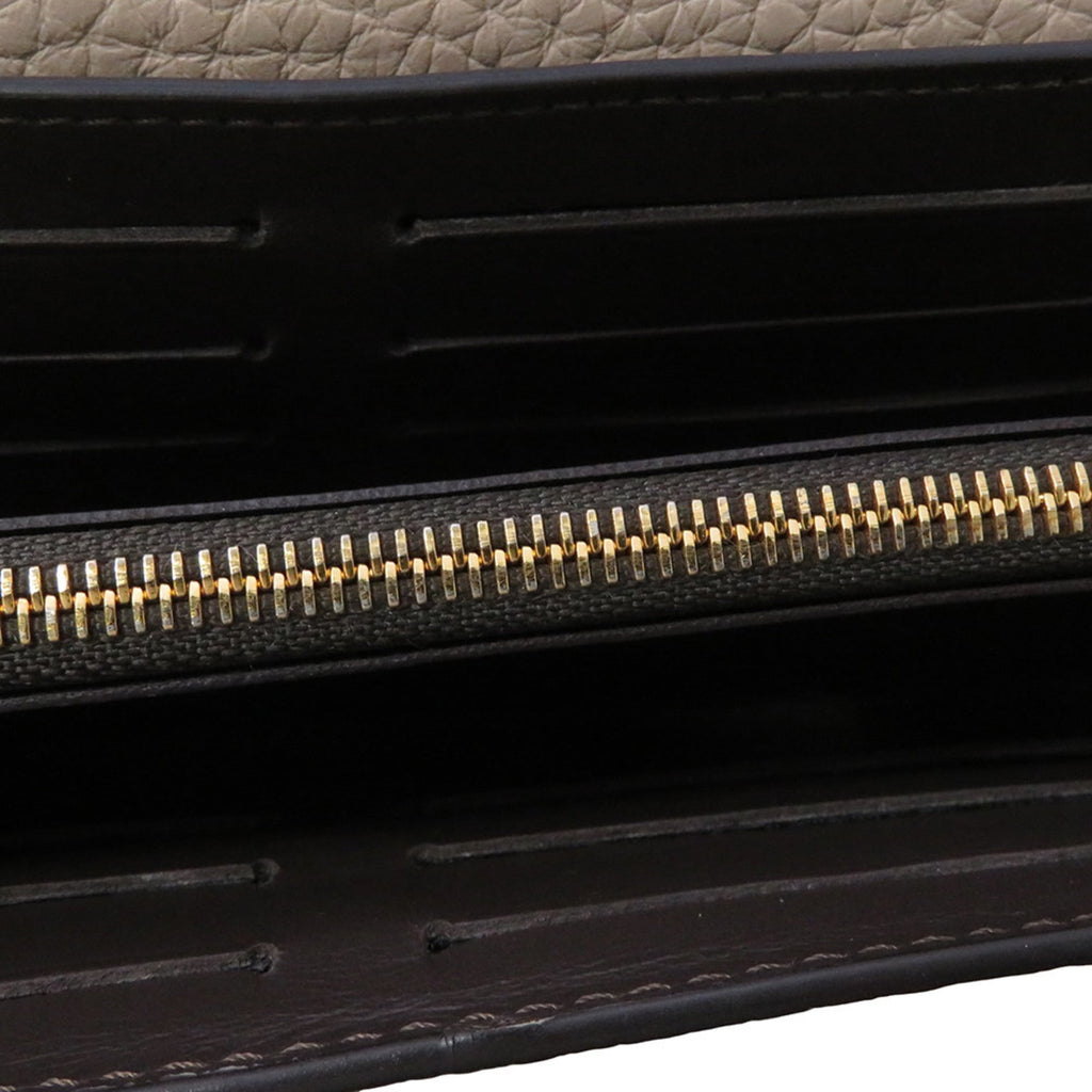 Louis Vuitton Galle Leather Long Wallet (Bi-Fold) (Pre-Owned)