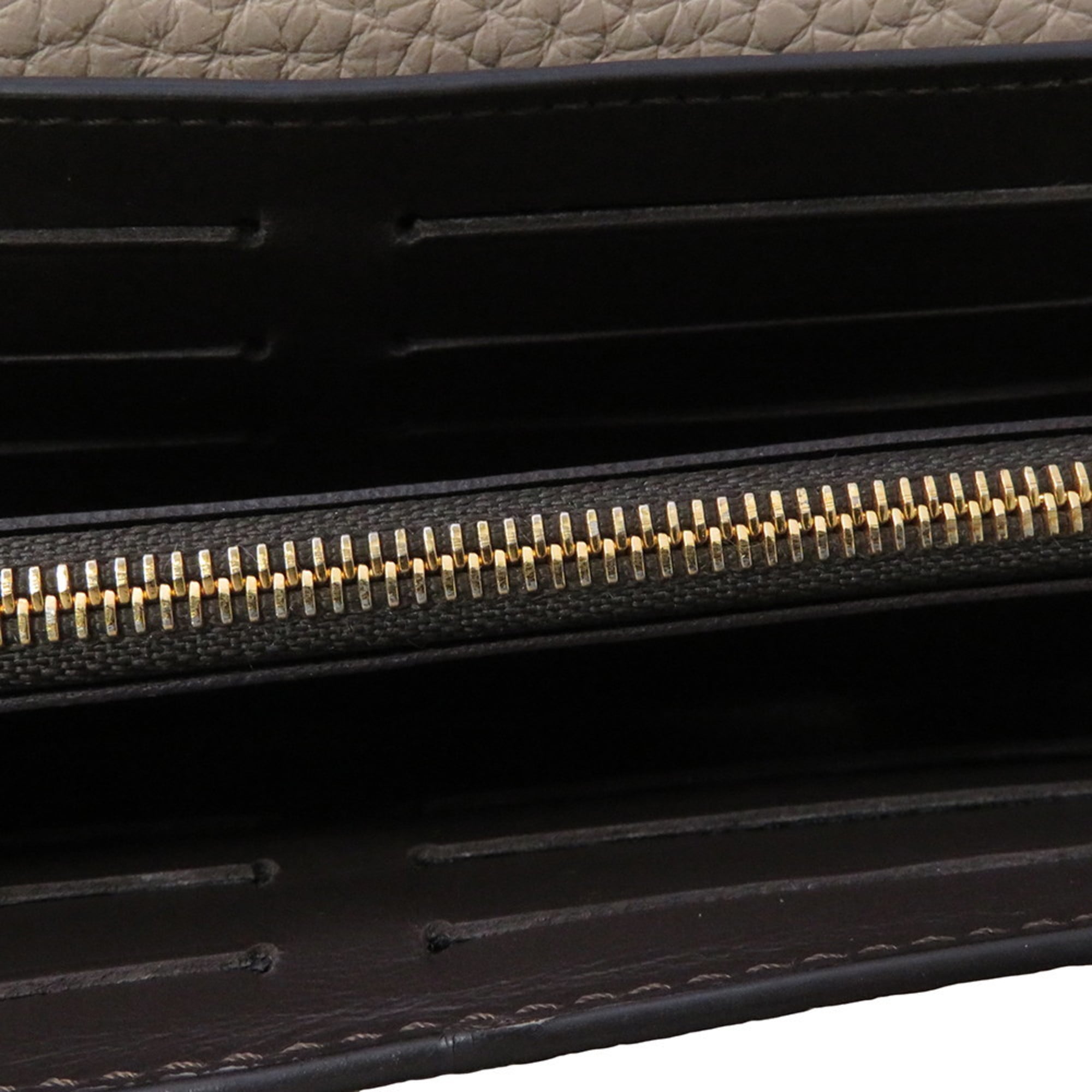 Louis Vuitton Galle Leather Long Wallet (Bi-Fold) (Pre-Owned)