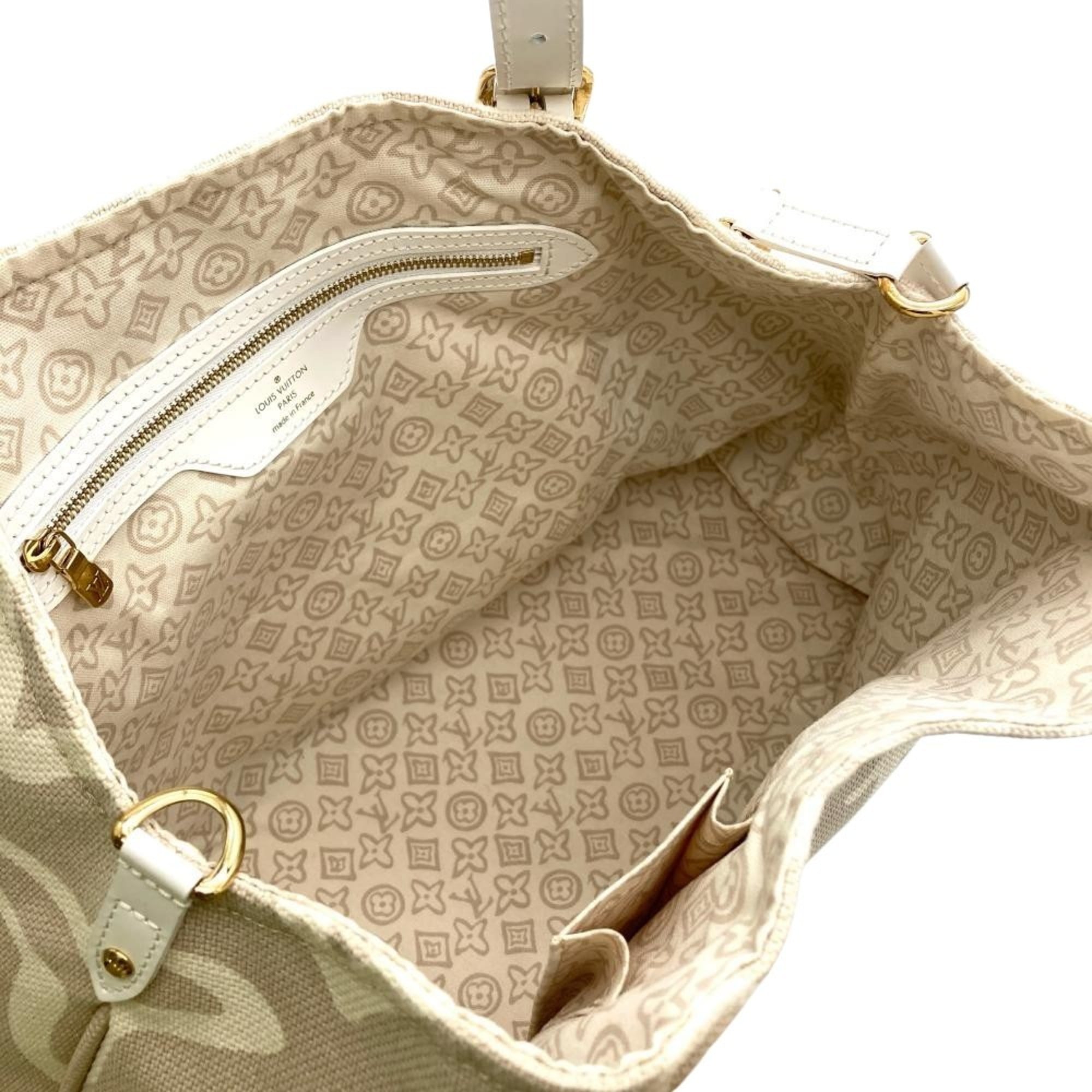 Louis Vuitton Sable Canvas Tote Bag (Pre-Owned)