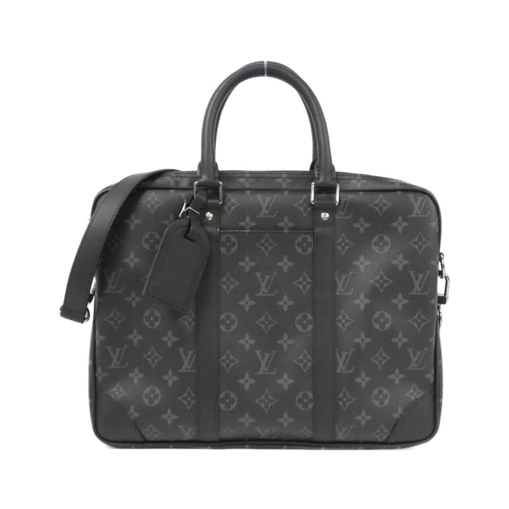 Louis Vuitton Black Coated Canvas Handbag (Pre-Owned)