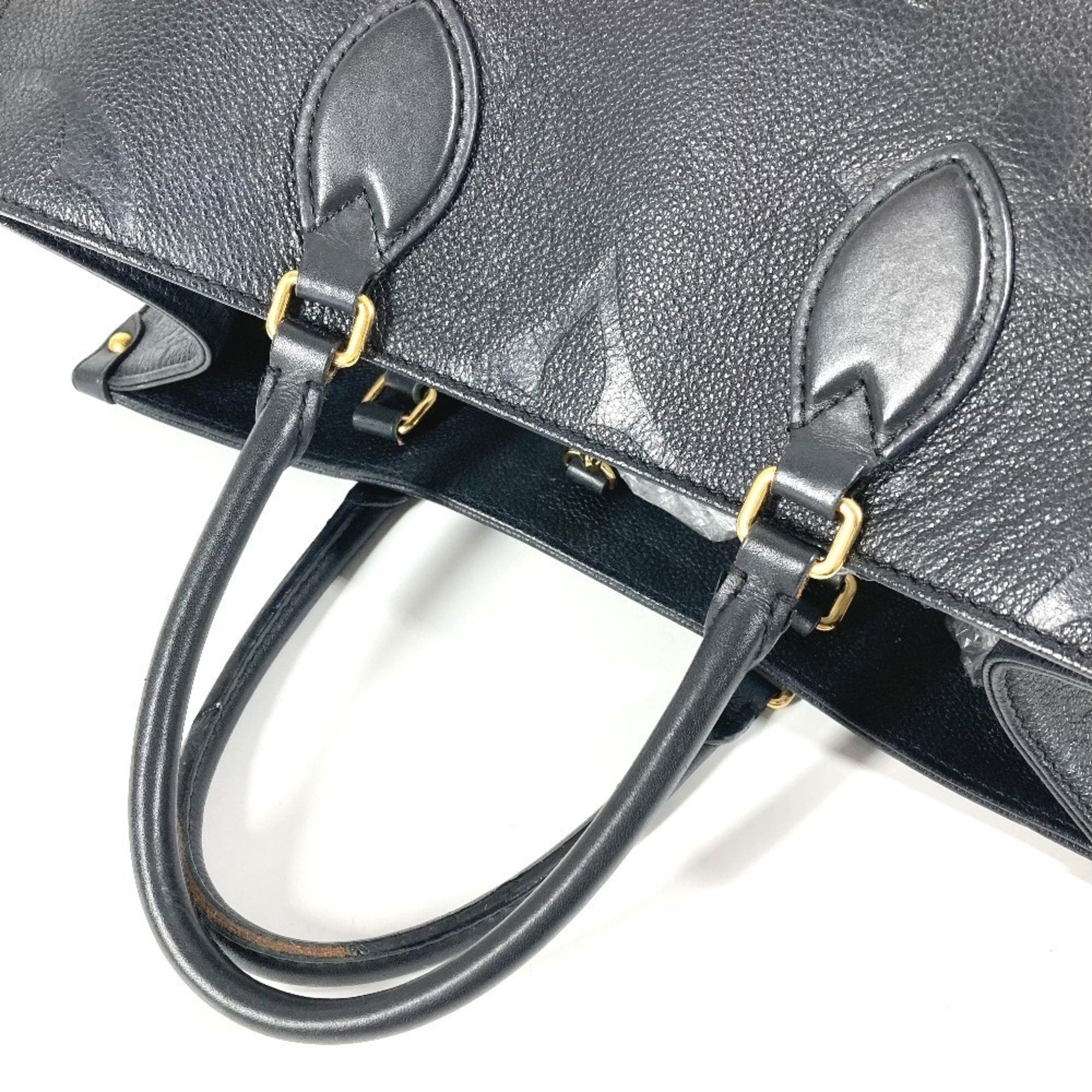 Louis Vuitton Black Monogram Noir Monogram Empreinte Handbag Shoulder Bag Tote Bag (Pre-Owned)
