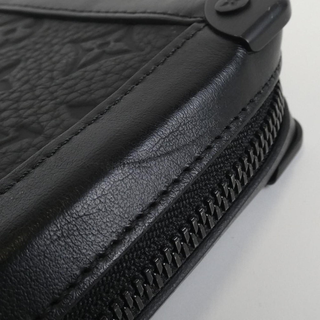 Louis Vuitton Black Leather Handbag (Pre-Owned)