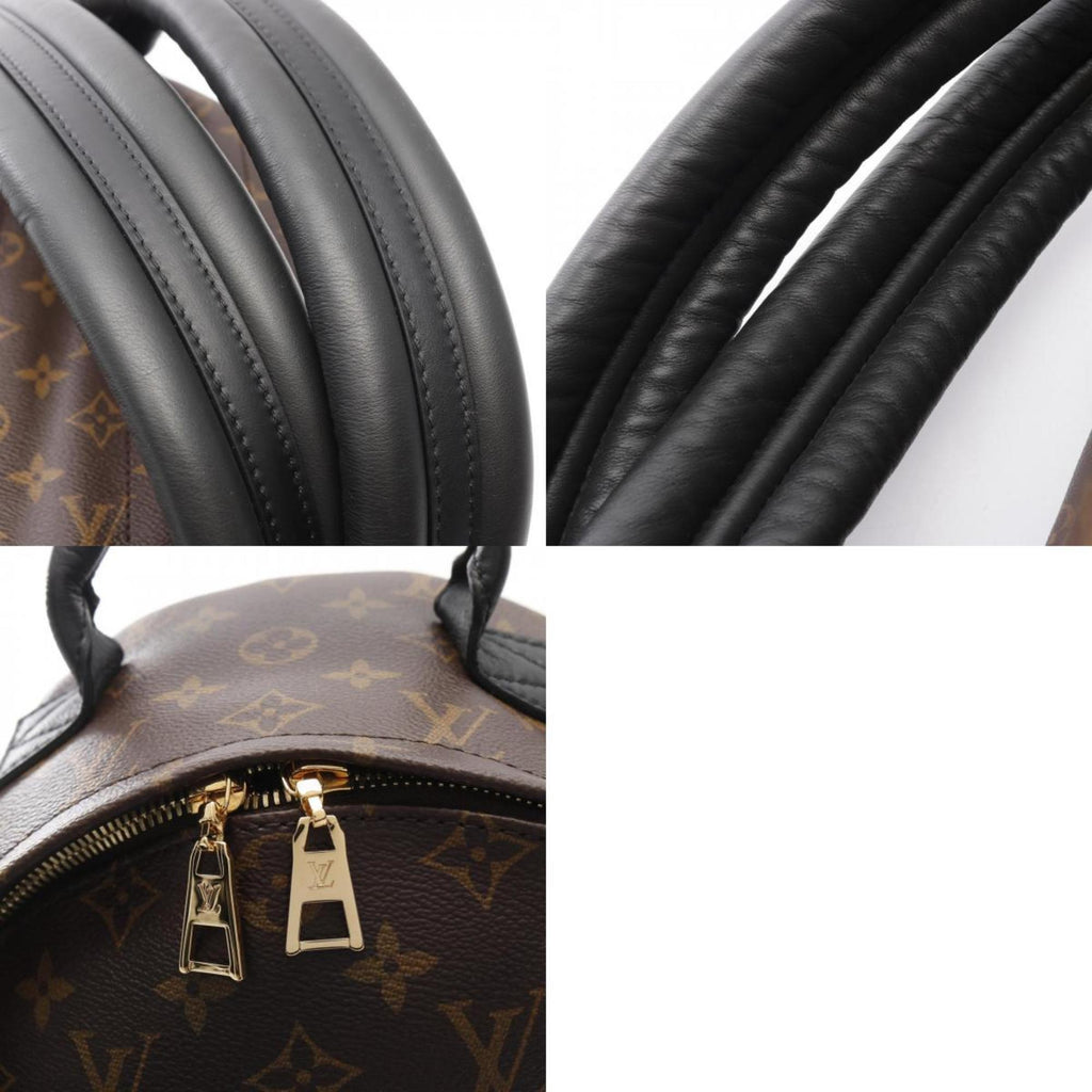 Louis Vuitton Brown Coated Canvas Leather Backpack (Pre-Owned)