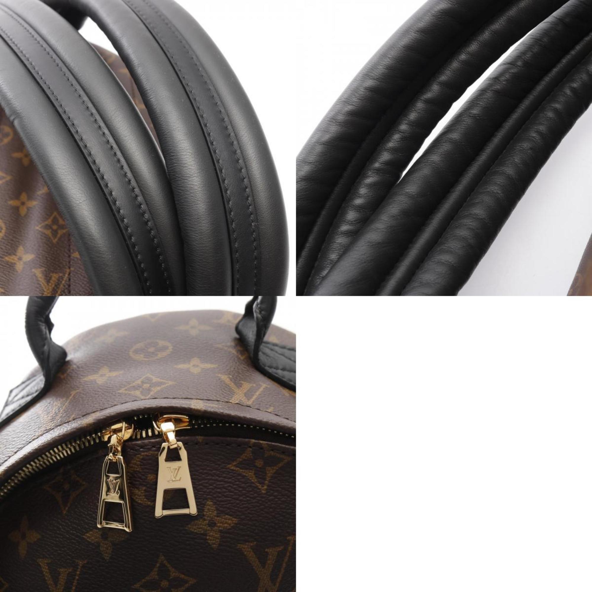 Louis Vuitton Brown Coated Canvas Leather Backpack (Pre-Owned)