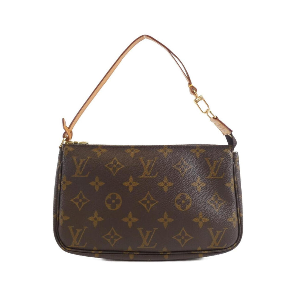 Louis Vuitton Marron Coated Canvas Pouch (Pre-Owned)