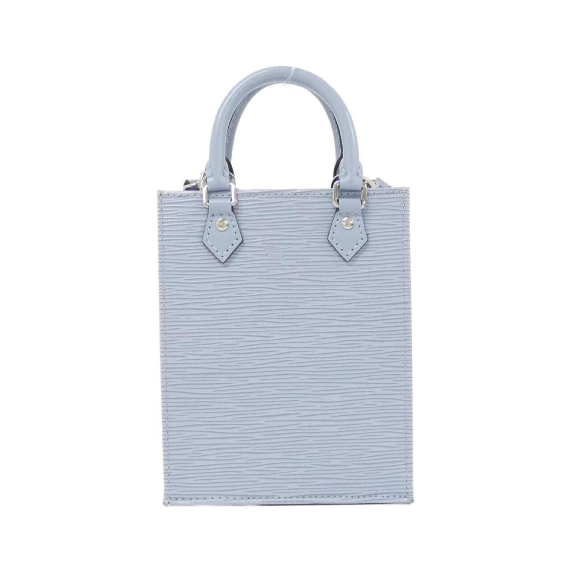 Louis Vuitton Light Blue Leather Handbag (Pre-Owned)