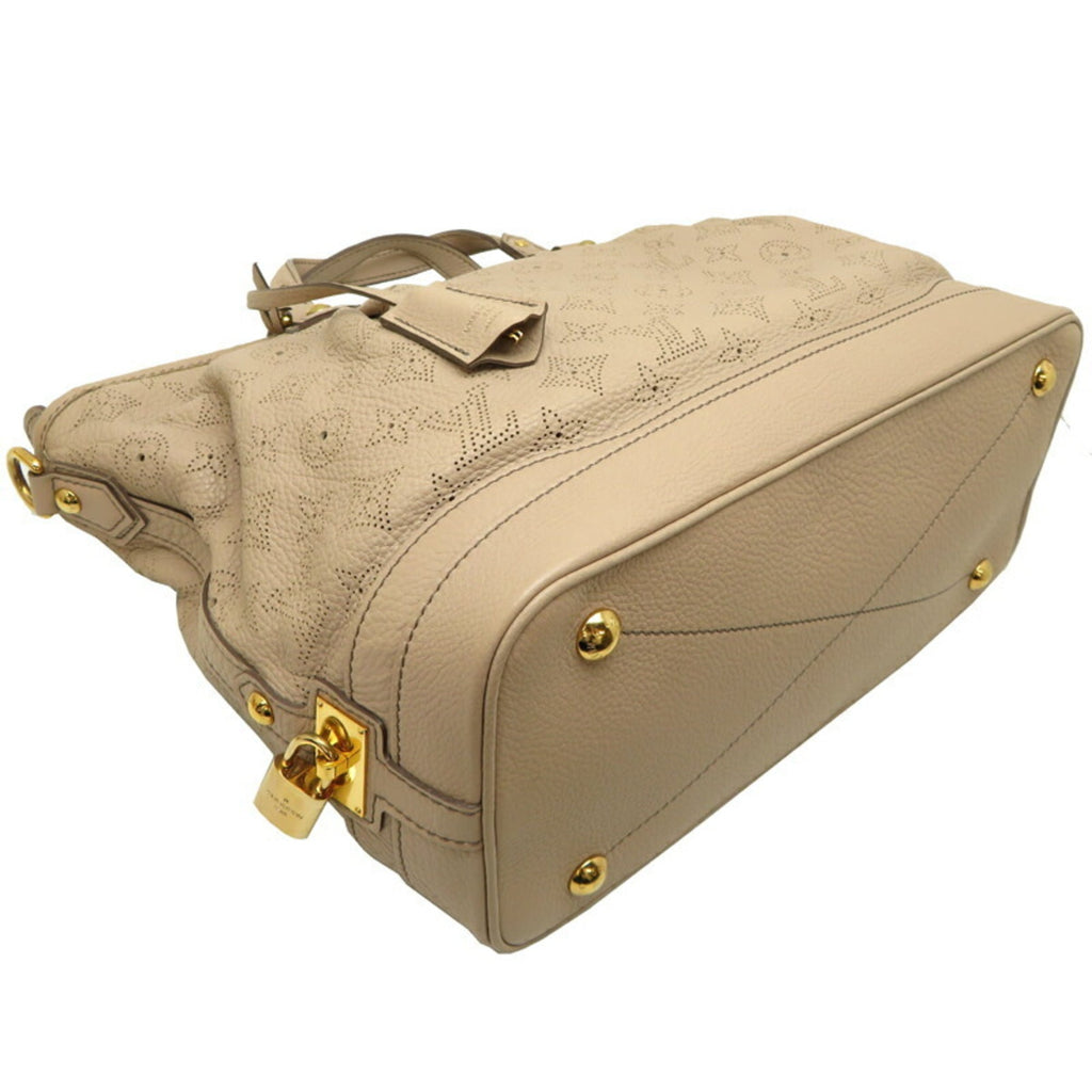 Louis Vuitton Beige Monogram Leather Handbag (Pre-Owned)