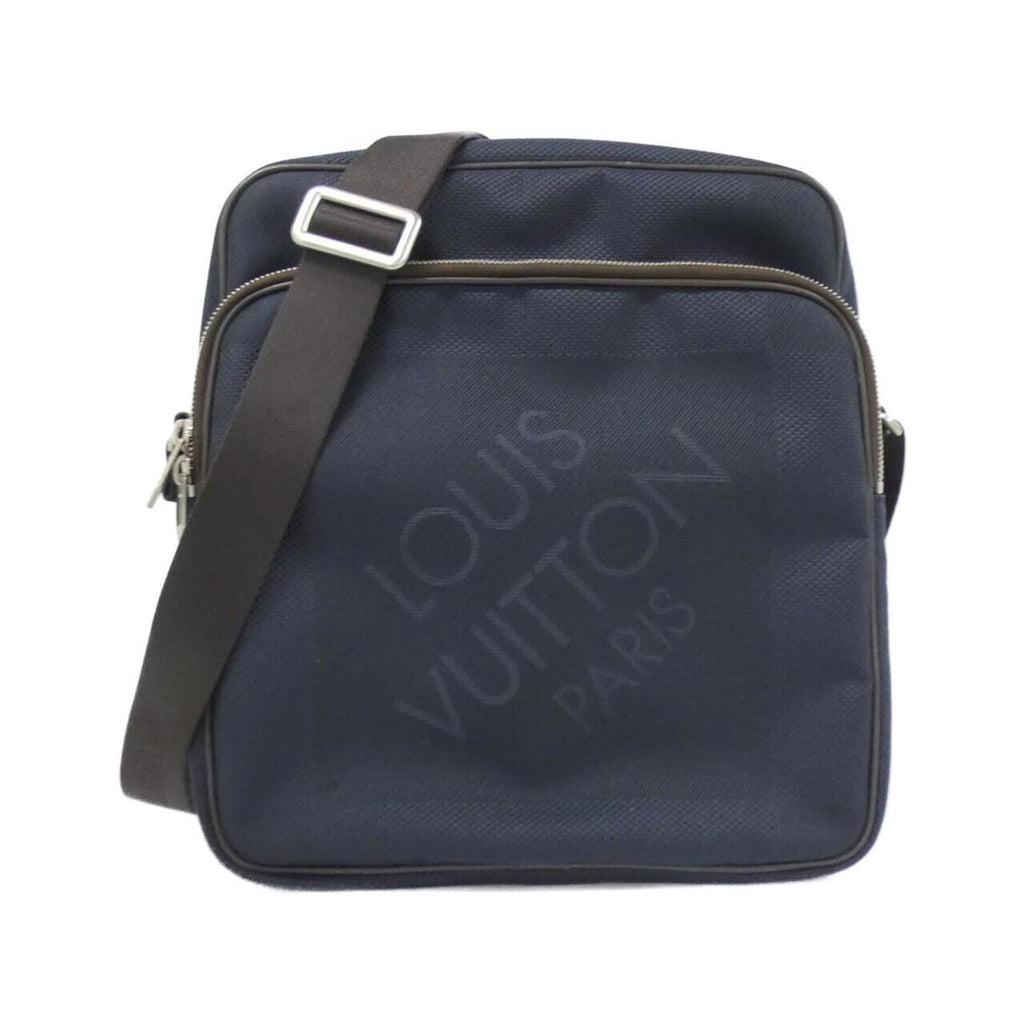 Louis Vuitton Blue Silver Canvas Shoulder Bag (Pre-Owned)