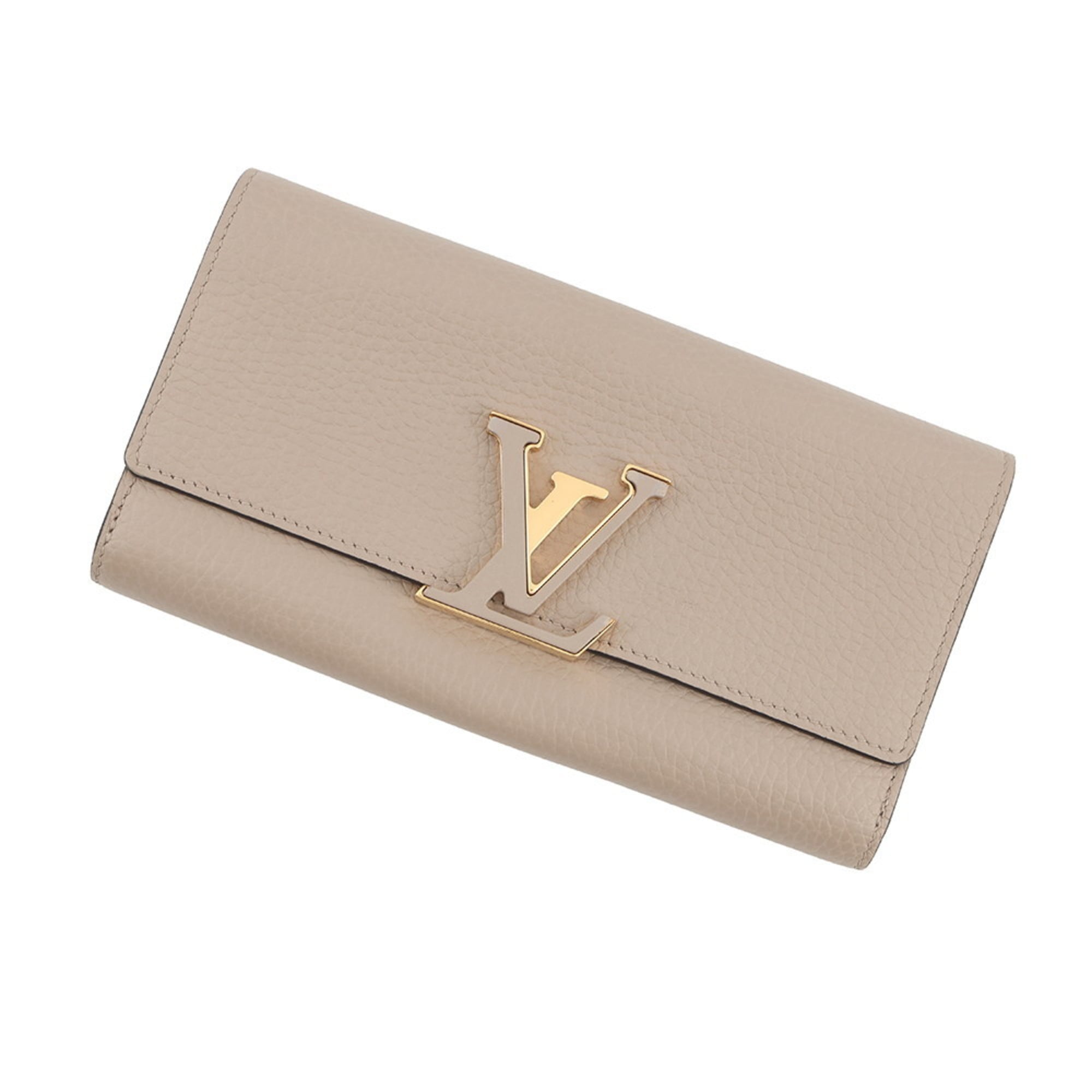 Louis Vuitton Galle Leather Long Wallet (Bi-Fold) (Pre-Owned)