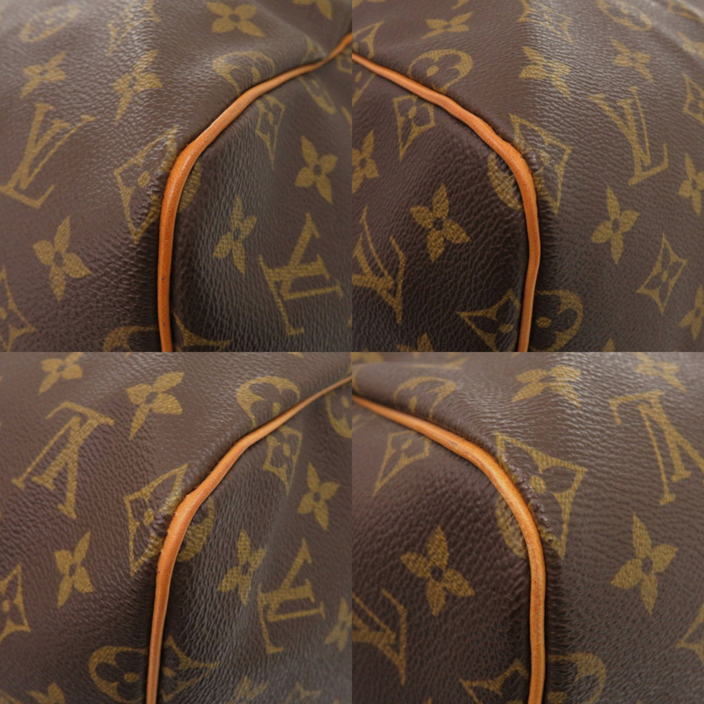 Louis Vuitton Brown Monogram Canvas Boston Bag (Pre-Owned)