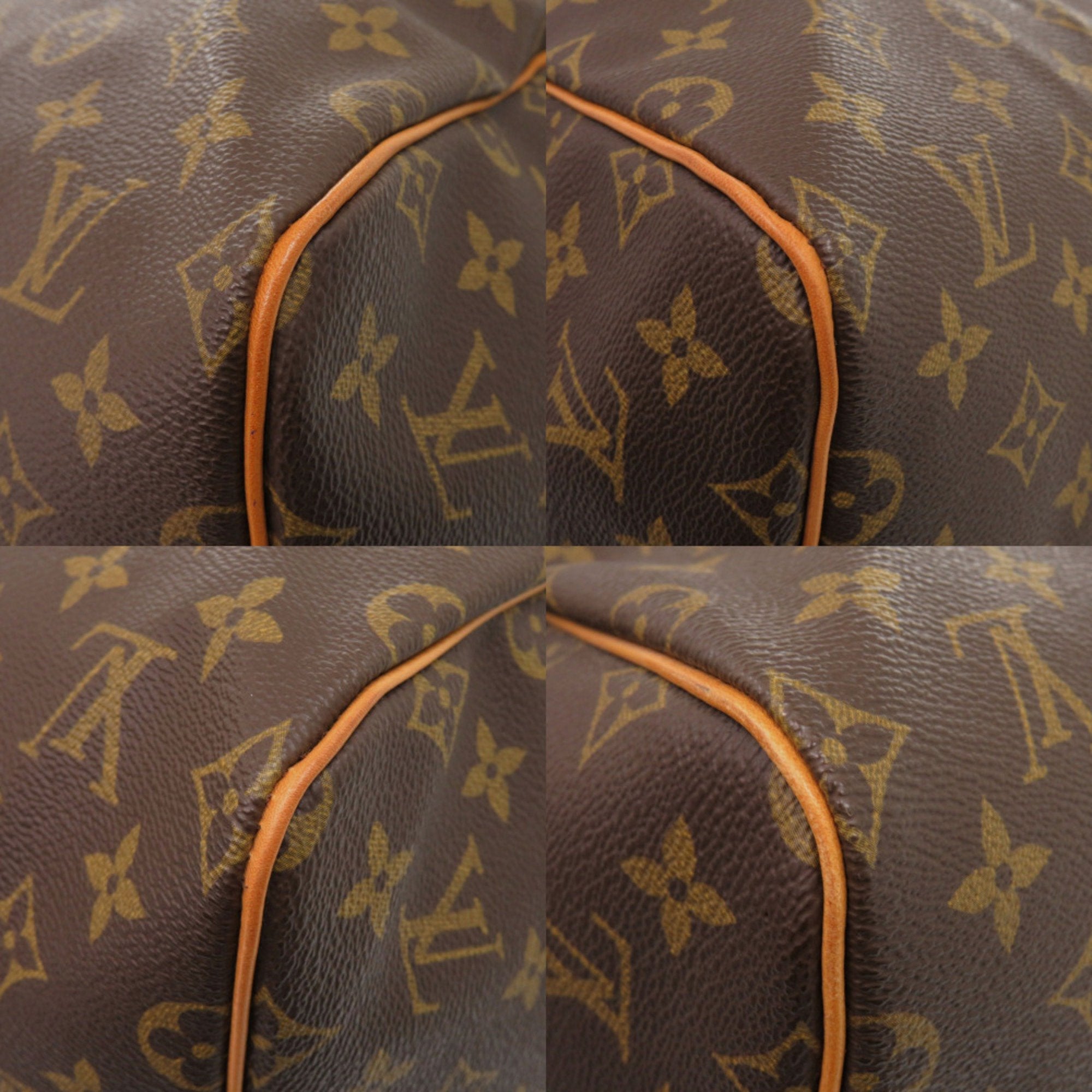 Louis Vuitton Brown Monogram Canvas Boston Bag (Pre-Owned)