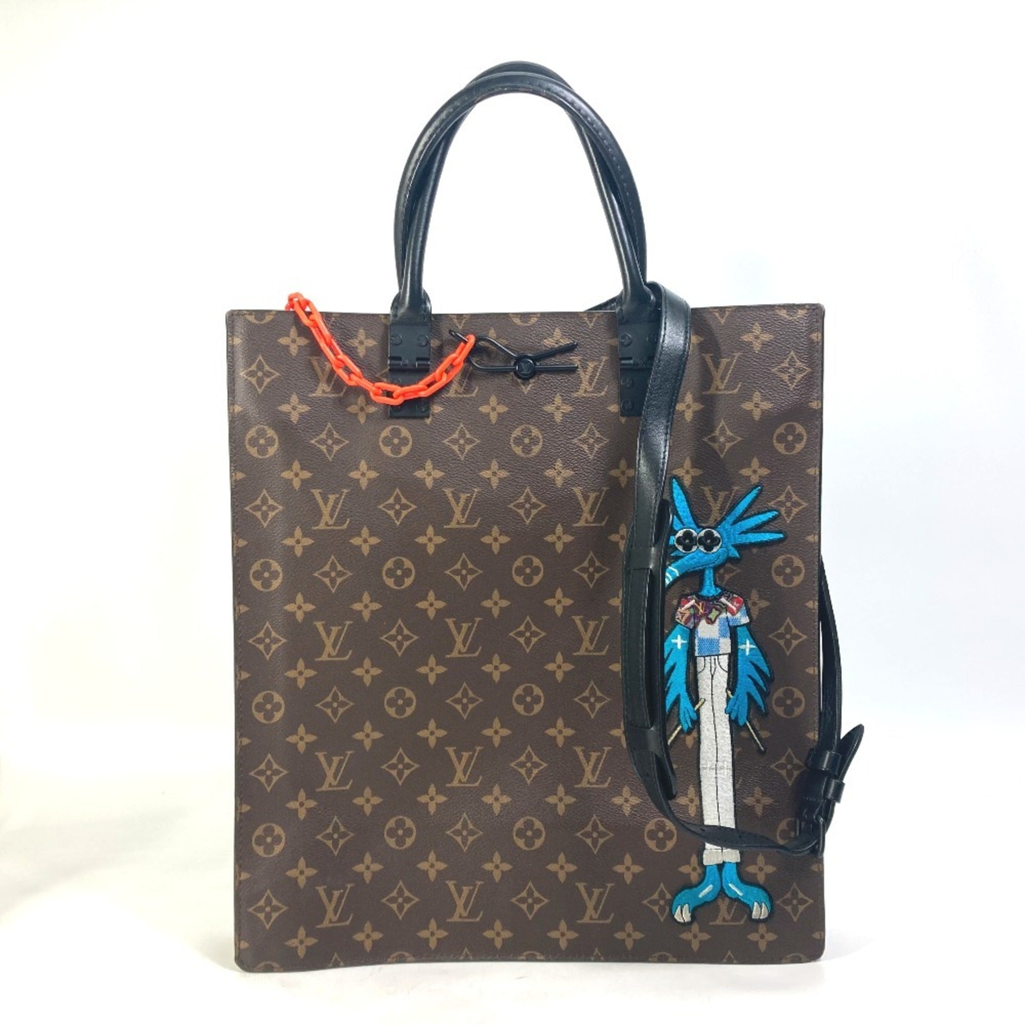 Louis Vuitton Brown Galle Monogram Monogram Shoulder Bag Tote Bag (Pre-Owned)