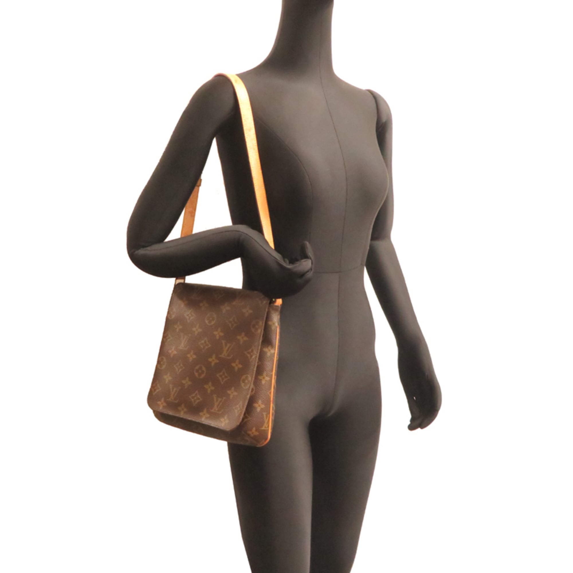 Louis Vuitton Brown Monogram Shoulder Bag (Pre-Owned)