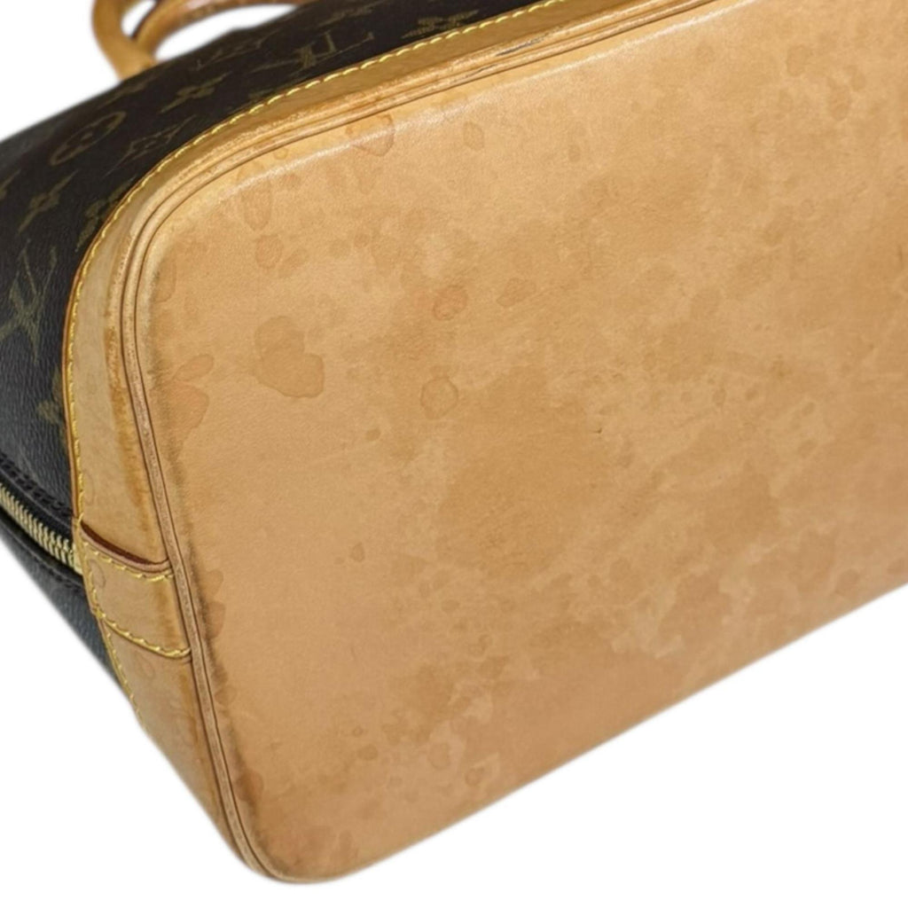 Louis Vuitton Brown Monogram Canvas Handbag (Pre-Owned)