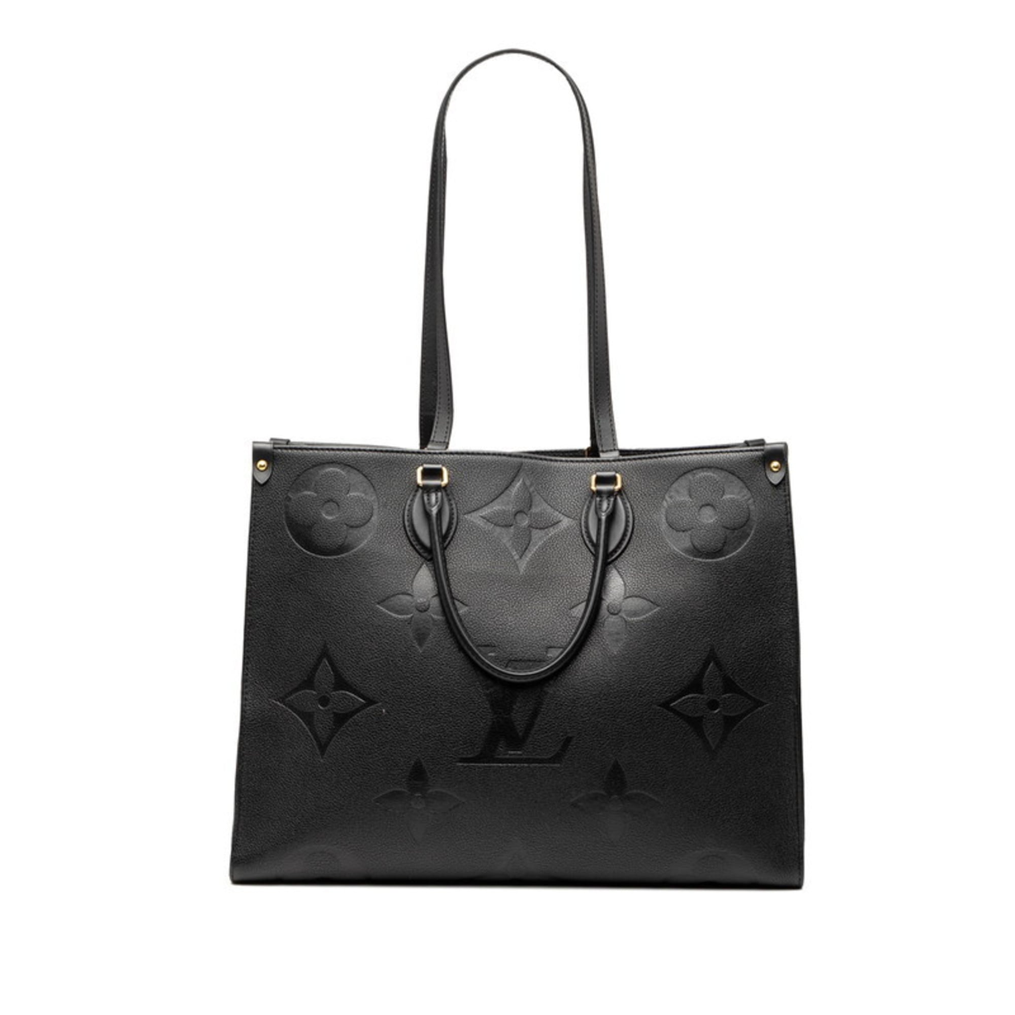 Louis Vuitton Monogram Empreinte Noir Leather Shoulder Bag Tote Bag (Pre-Owned)