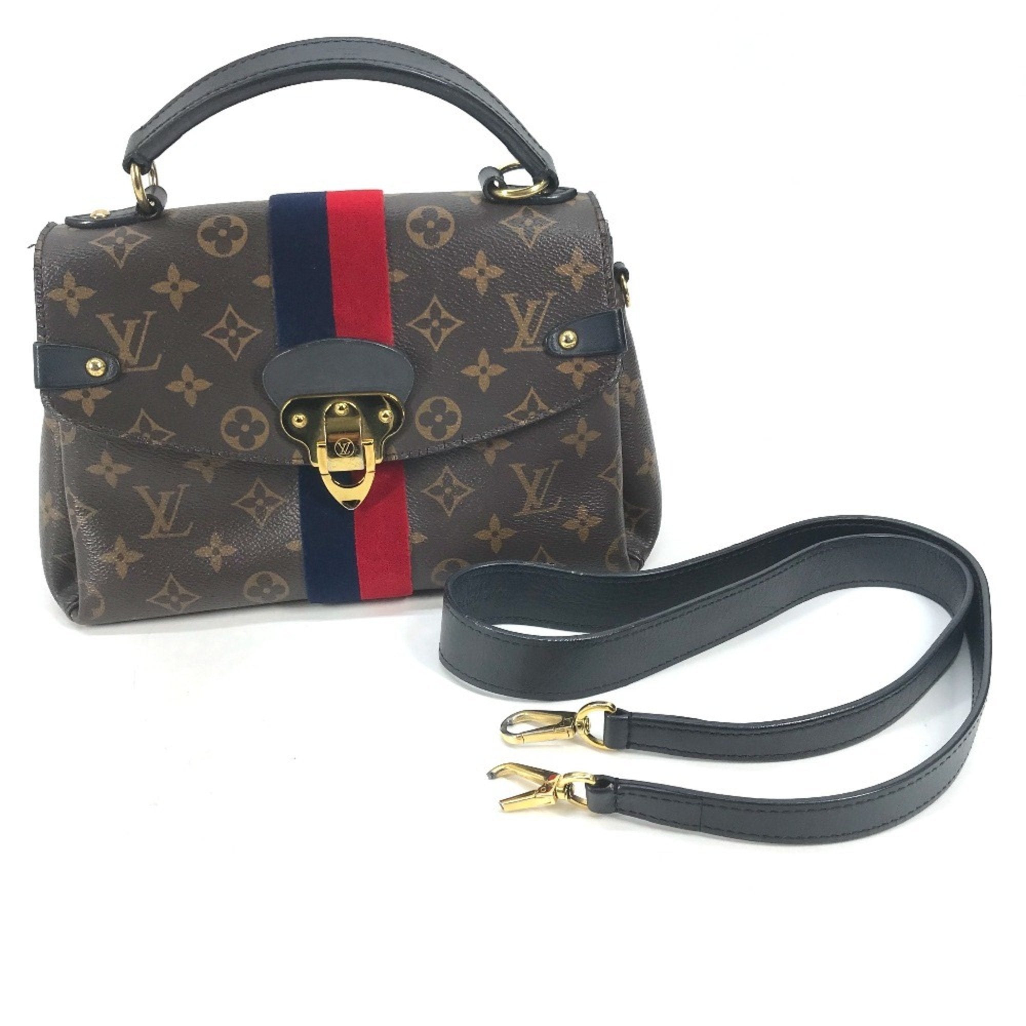 Louis Vuitton Brown Monogram Monogram Handbag Shoulder Bag Tote Bag (Pre-Owned)