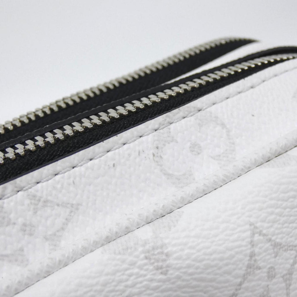 Louis Vuitton White Coated Canvas Leather Shoulder Bag (Pre-Owned)