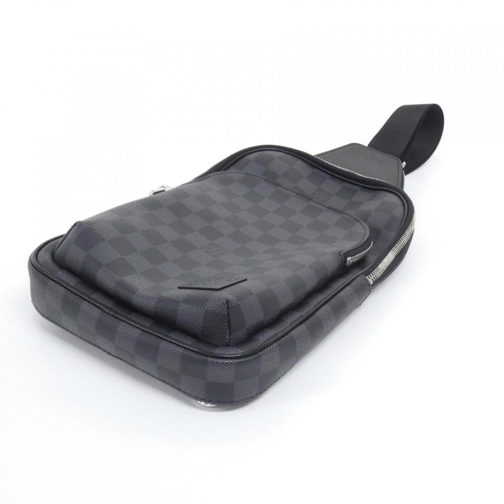 Louis Vuitton Graphite Coated Canvas Shoulder Bag (Pre-Owned)
