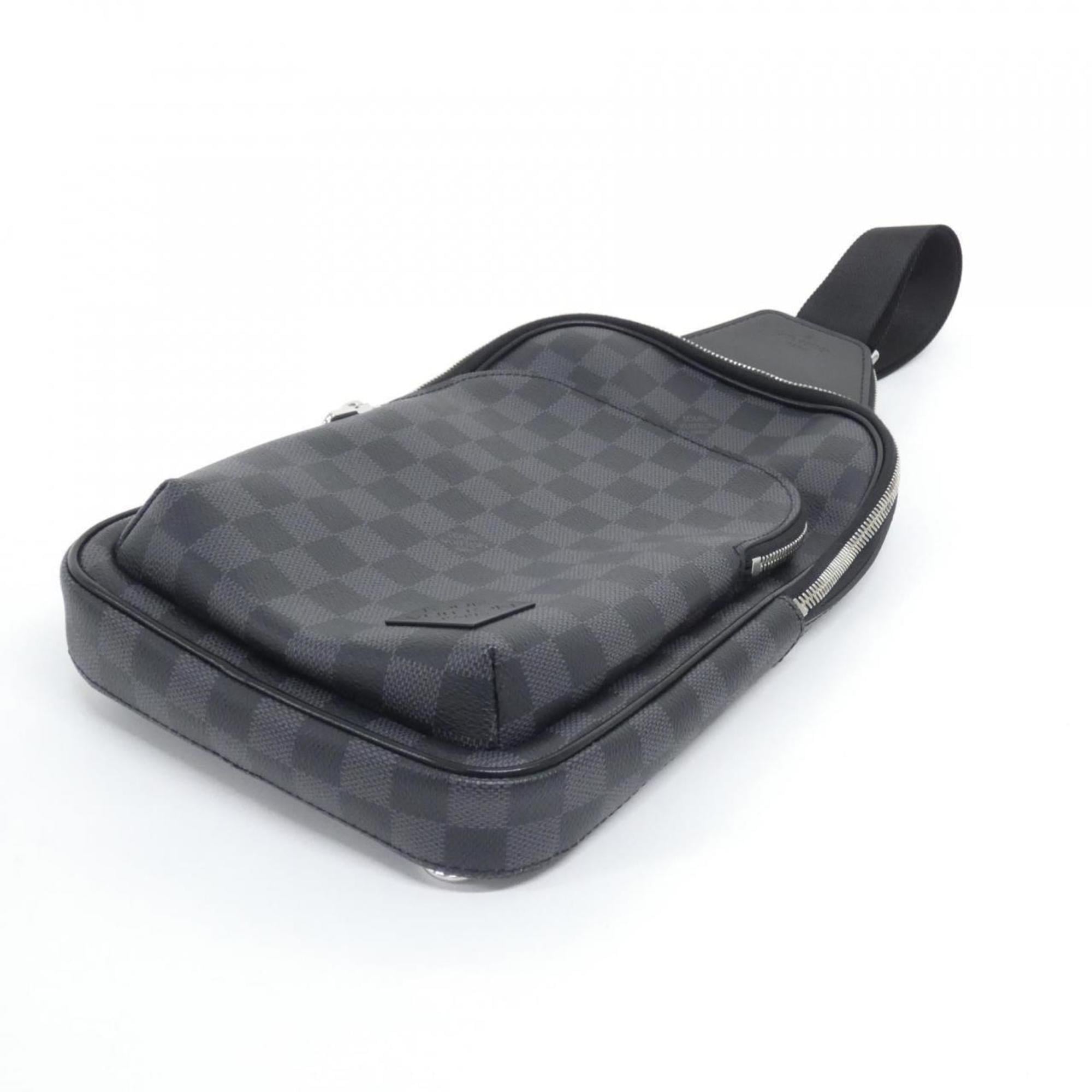 Louis Vuitton Graphite Coated Canvas Shoulder Bag (Pre-Owned)