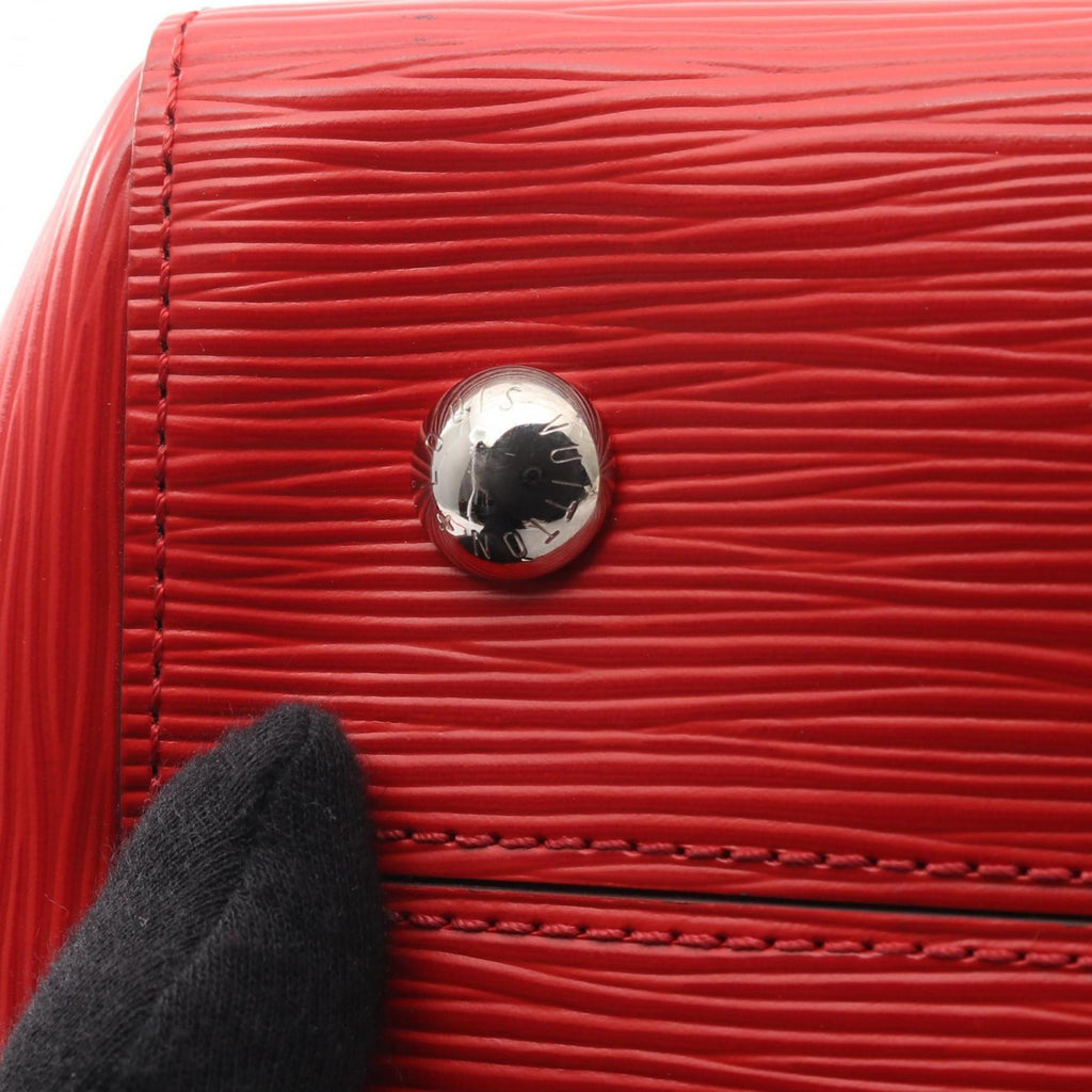 Louis Vuitton Coquelicots Red Color Epi Leather Handbag (Pre-Owned)