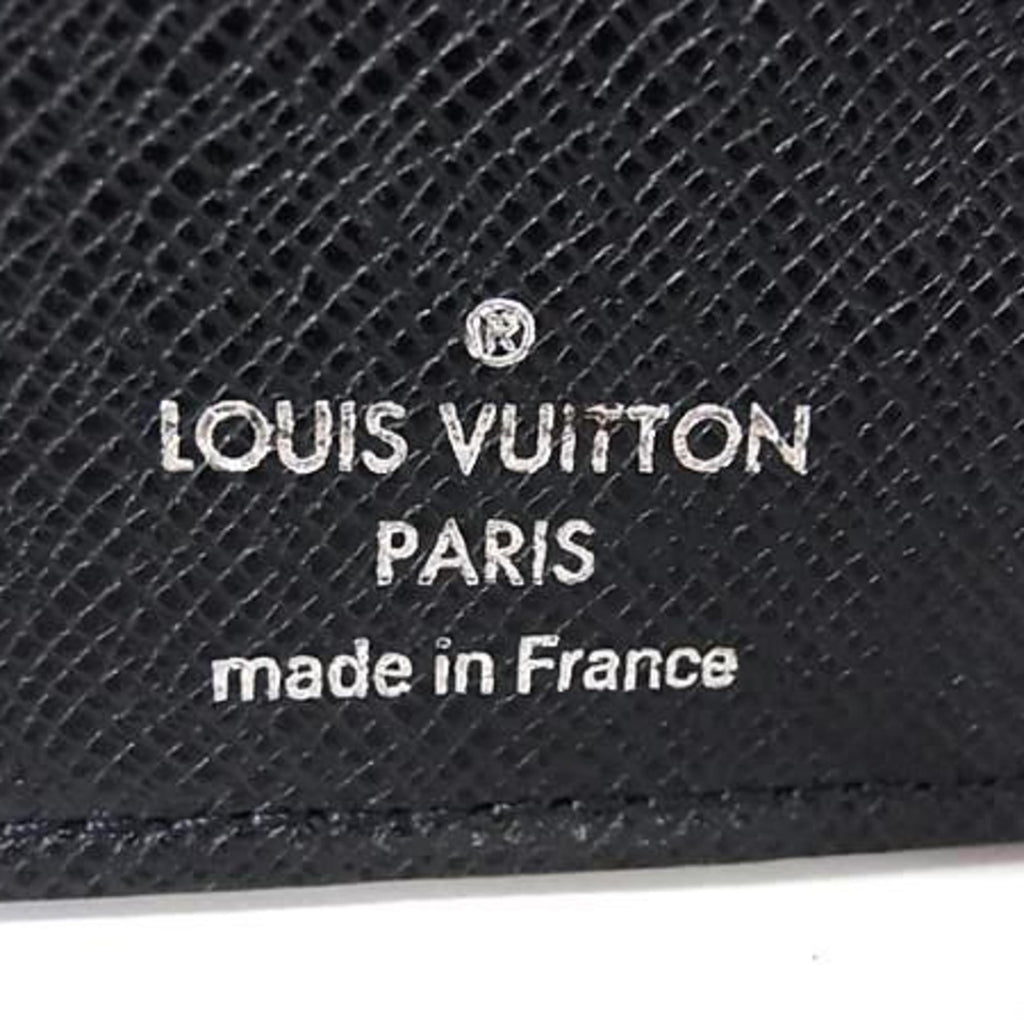 Louis Vuitton Dark Navy Taiga Leather Long Wallet (Bi-Fold) (Pre-Owned)