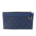 Louis Vuitton Blue Taigarama Clutch Bag Pochette Pouch (Pre-Owned)