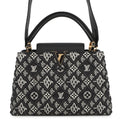Louis Vuitton Black Noir Leather Handbag (Pre-Owned)