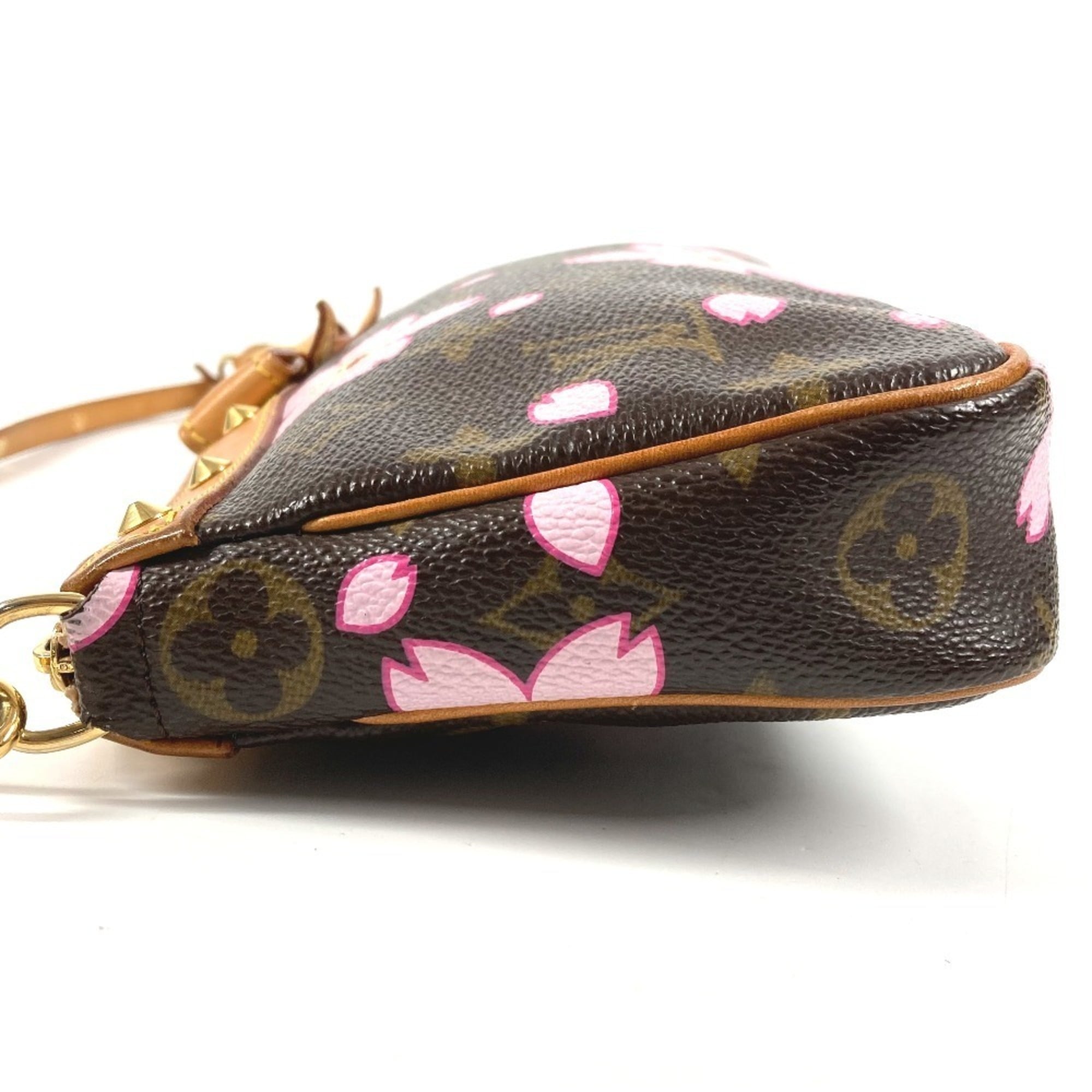 Louis Vuitton Monogram Cherry Blossom Brown Pink Monogram Handbag Shoulder Bag (Pre-Owned)
