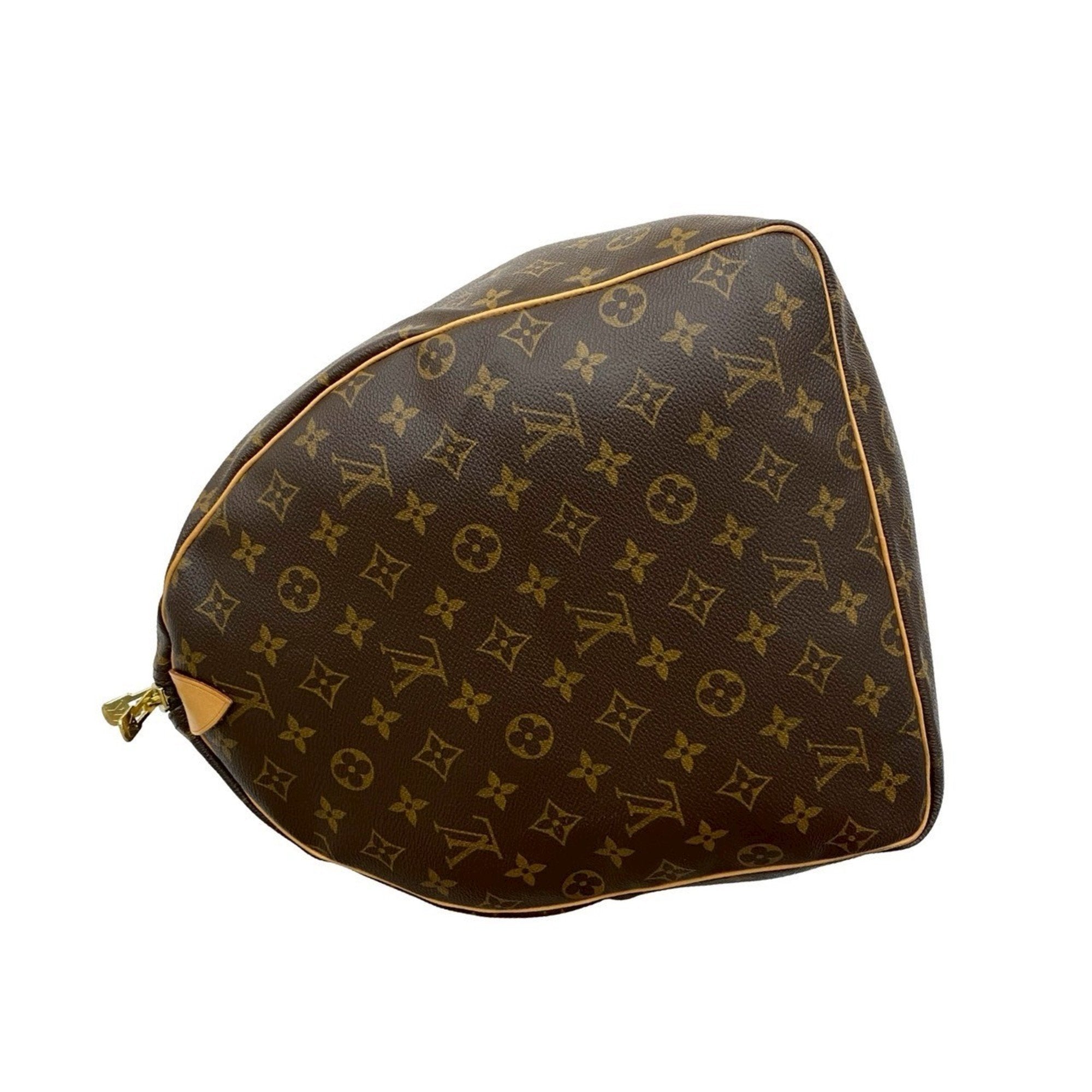 Louis Vuitton Brown Leather Pvc Boston Bag Handbag (Pre-Owned)