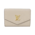 Louis Vuitton Grayish Leather Wallet (Tri-Fold) (Pre-Owned)