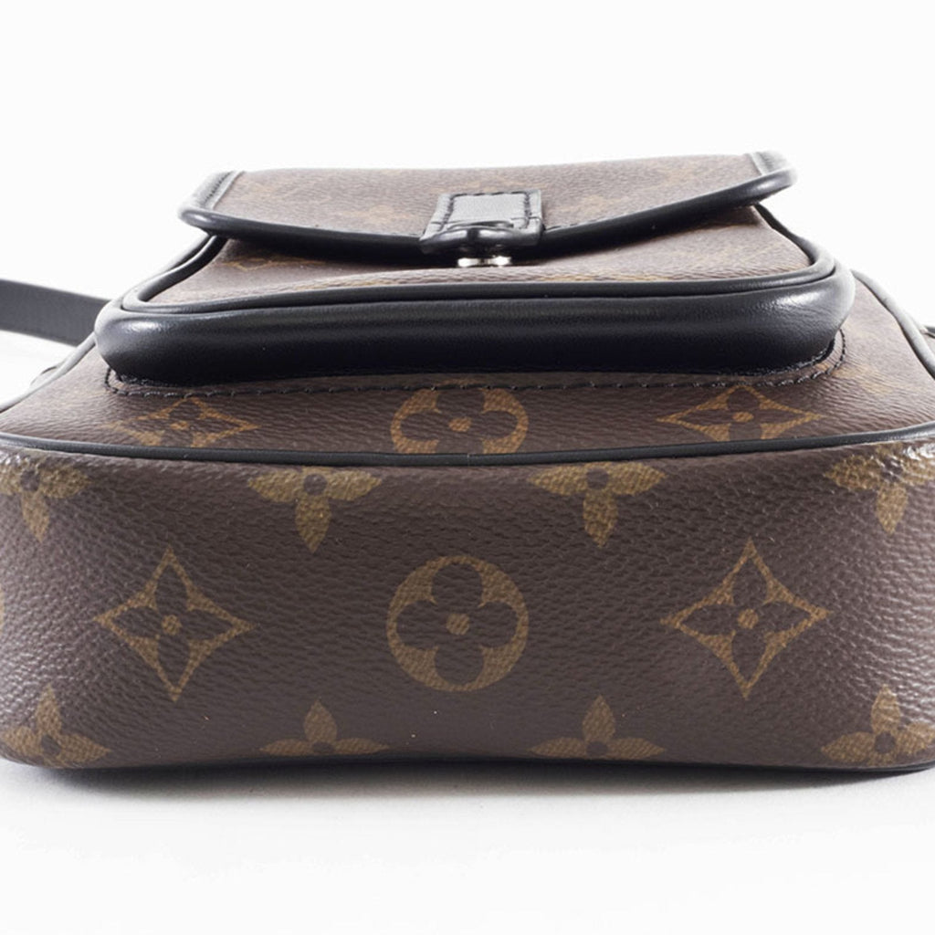 Louis Vuitton Monogram Macassar Dark Brown Shoulder Bag (Pre-Owned)