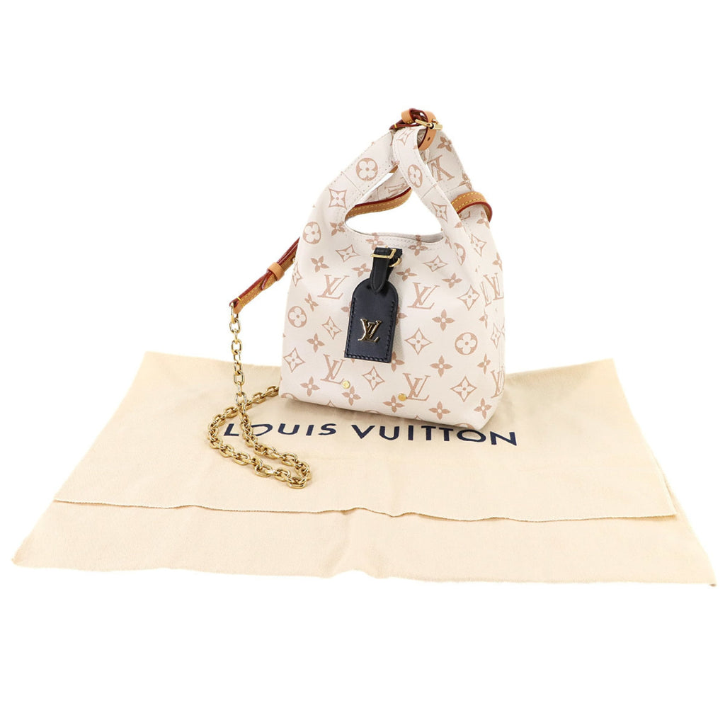 Louis Vuitton Dune Canvas Leather Handbag Shoulder Bag (Pre-Owned)