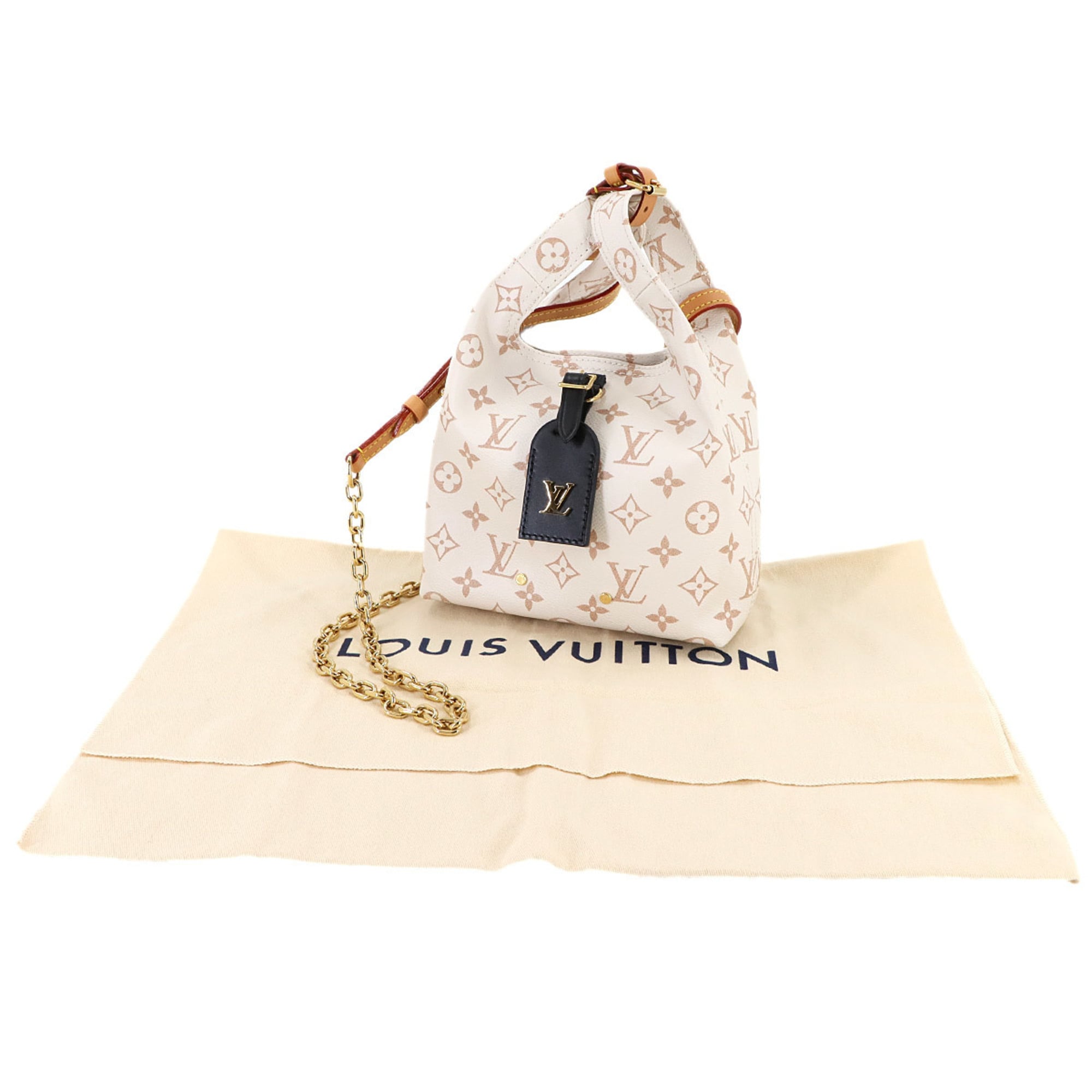 Louis Vuitton Dune Canvas Leather Handbag Shoulder Bag (Pre-Owned)