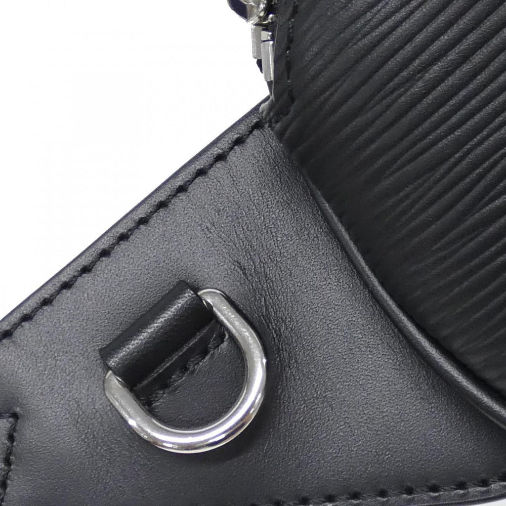 Louis Vuitton Black Leather Fanny Pack Shoulder Bag (Pre-Owned)