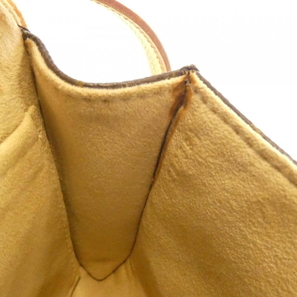Louis Vuitton Marron Coated Canvas Pochette Shoulder Bag (Pre-Owned)