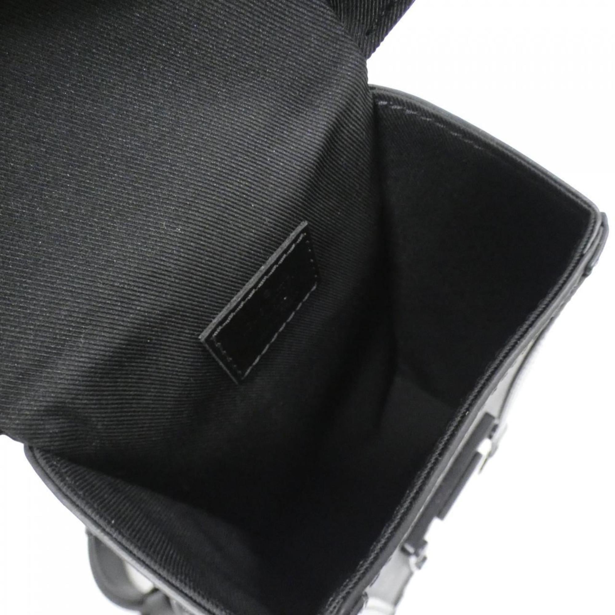 Louis Vuitton Black Coated Canvas Shoulder Bag (Pre-Owned)