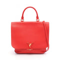 Louis Vuitton Red Color Leather Handbag (Pre-Owned)