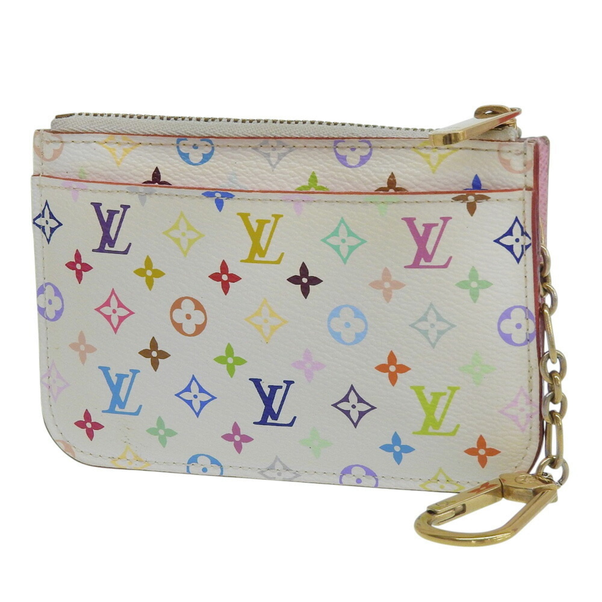 Louis Vuitton Blanc Monogram Multicolore Coin Purse/Coin Case (Pre-Owned)