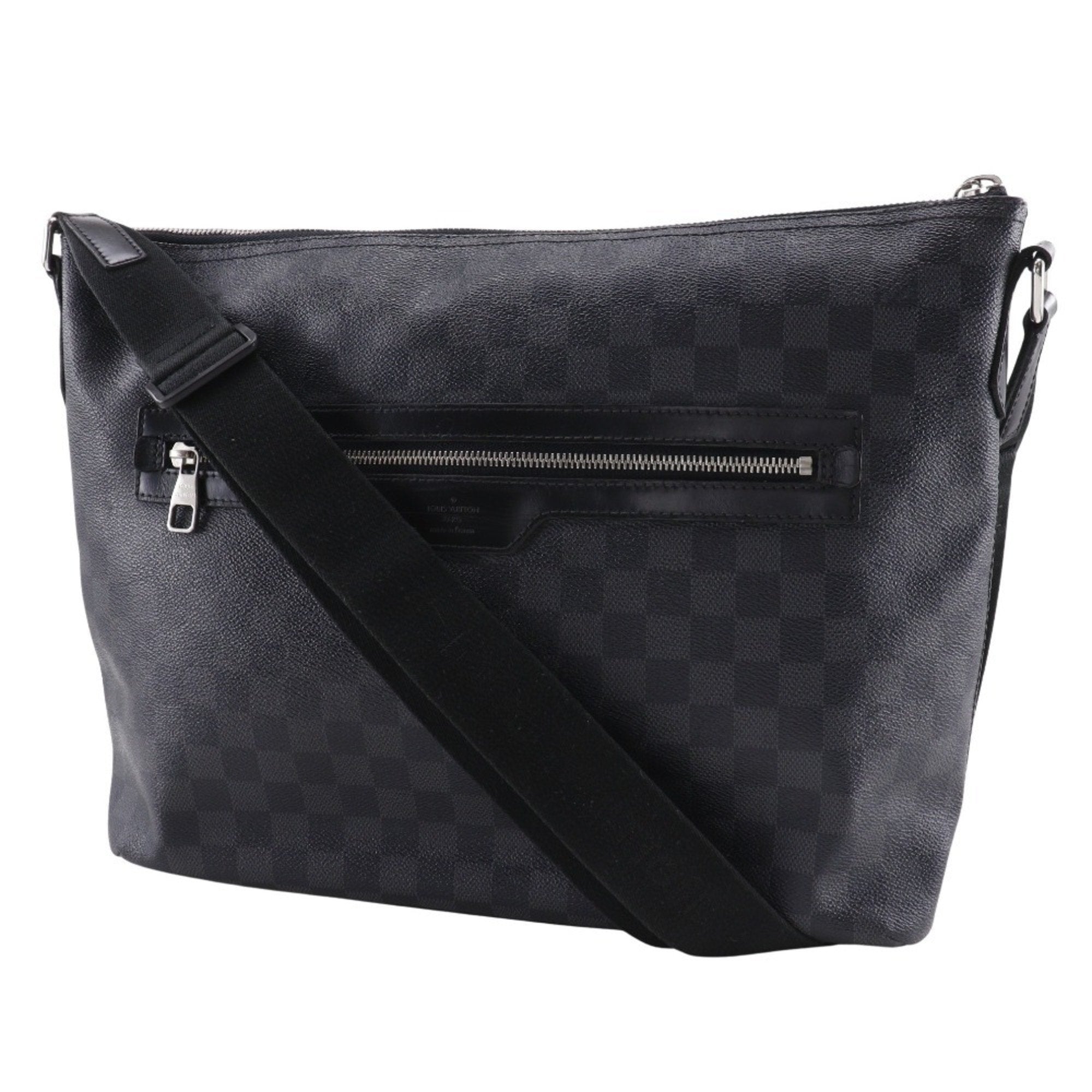 Louis Vuitton Black Damier Graphite Canvas Shoulder Bag (Pre-Owned)