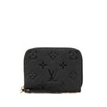 Louis Vuitton Black Noir Leather Coin Purse/Coin Case (Pre-Owned)