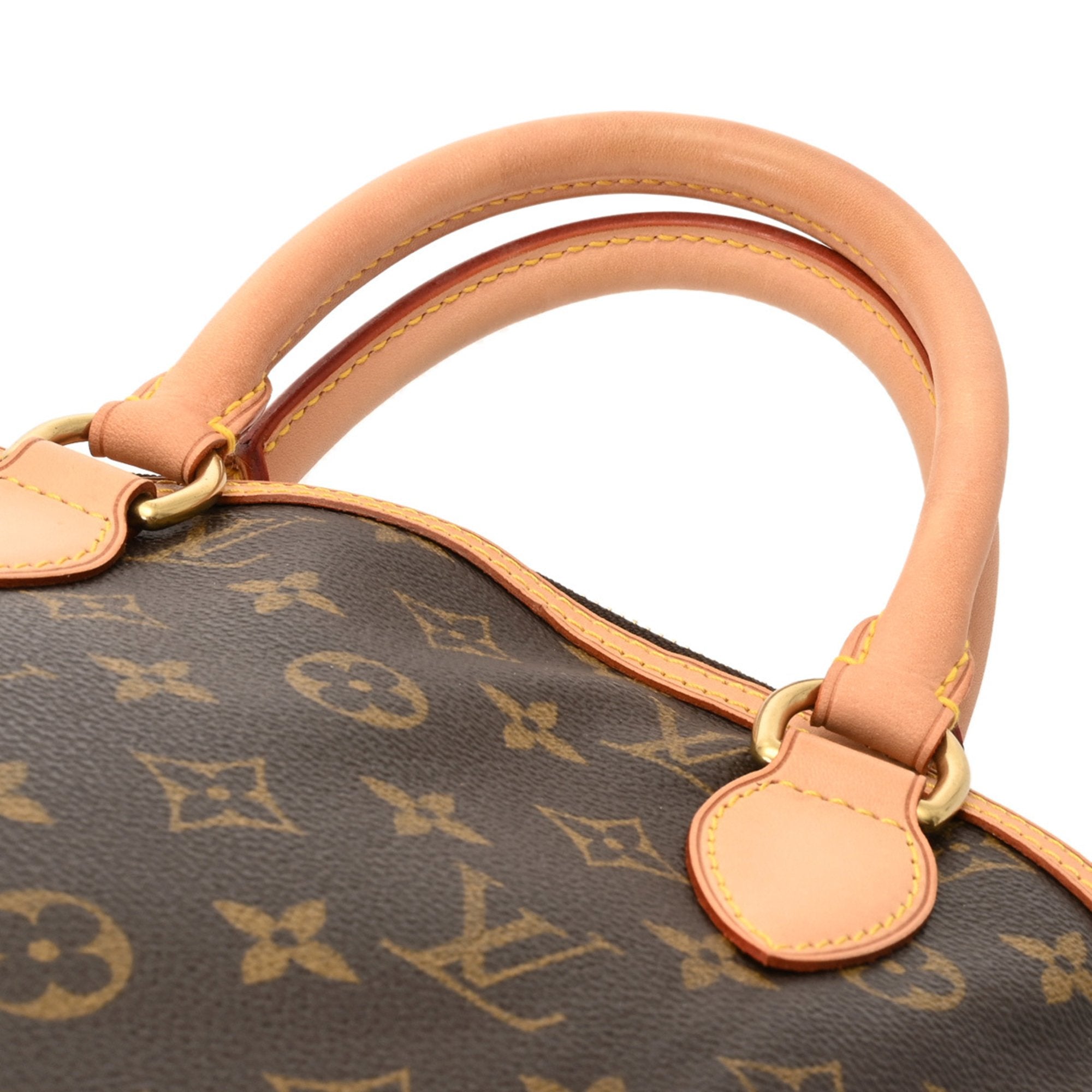 Louis Vuitton Brown Monogram Canvas Handbag (Pre-Owned)