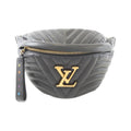 Louis Vuitton Black Leather Fanny Pack Shoulder Bag (Pre-Owned)