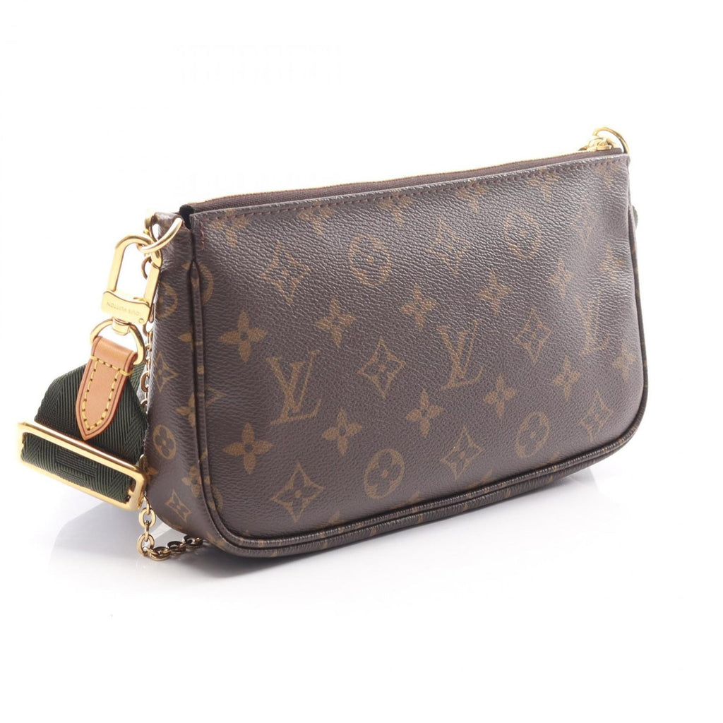 Louis Vuitton Brown Khaki Monogram Monogram Shoulder Bag (Pre-Owned)