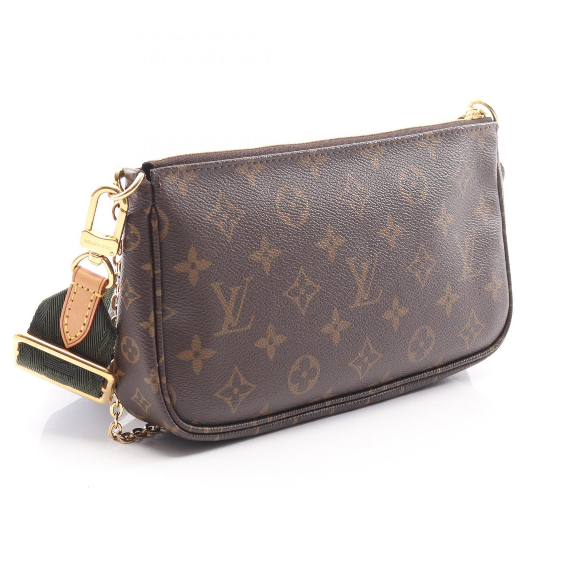 Louis Vuitton Brown Khaki Monogram Monogram Shoulder Bag (Pre-Owned)